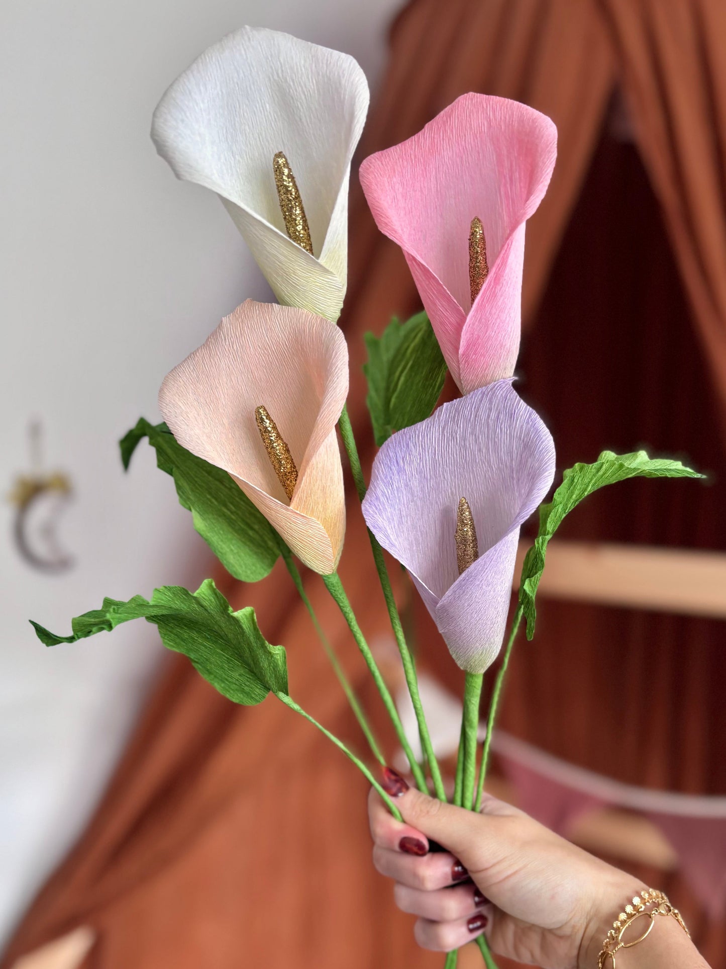 Lys Calla Pailleté