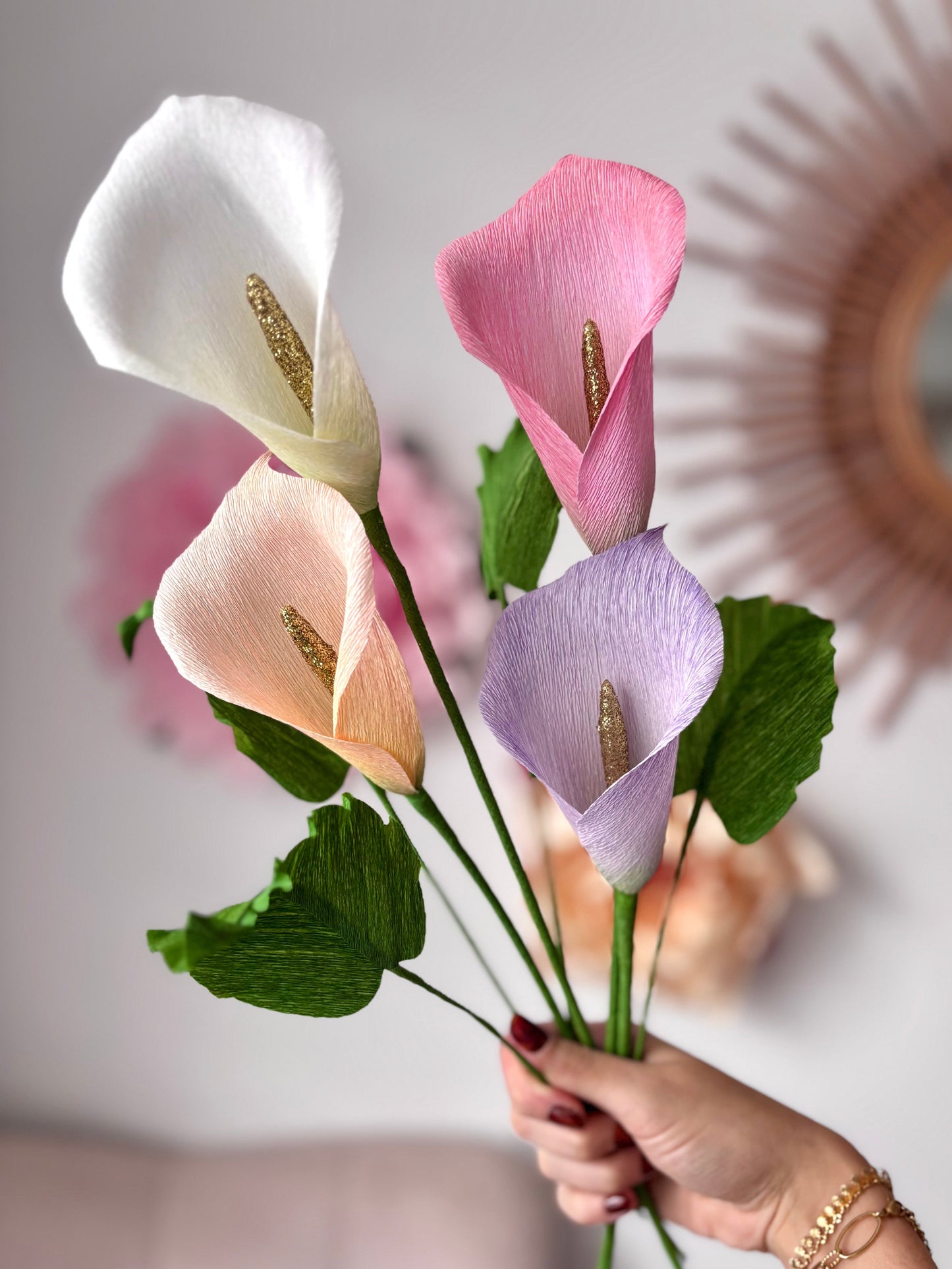 Lys Calla Pailleté