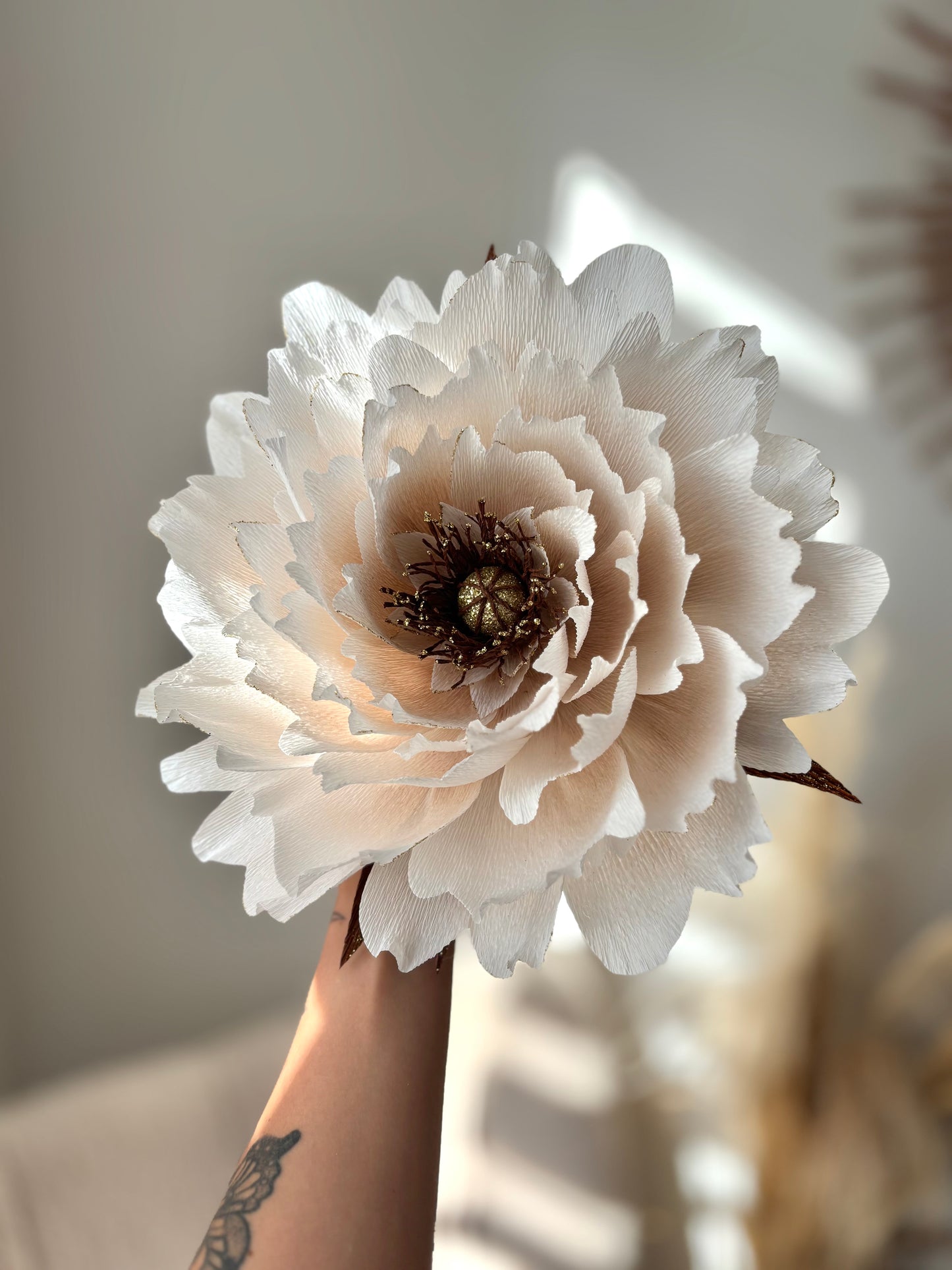 Pivoine au Cœur d'Or