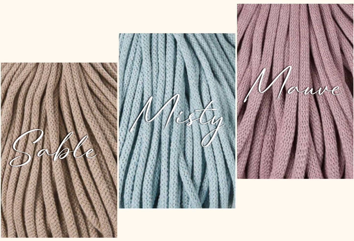 Prénom/mot en macramé (jusqu’à 4 lettres)